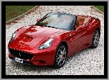 Kabriolet, Czerwone, Ferrari California